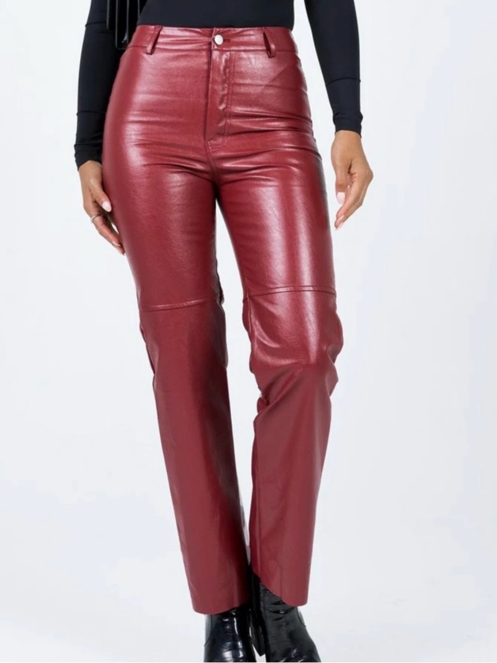 Princess Polly Faux Leather Pants